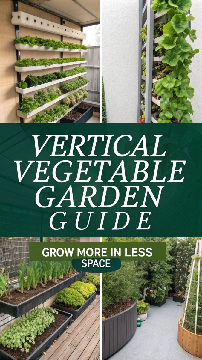 Vertical Vegetable Garden Guide: Grow More In Less Space In 2025 ... throughout Vertical Garden Wall Ideas Outdoor