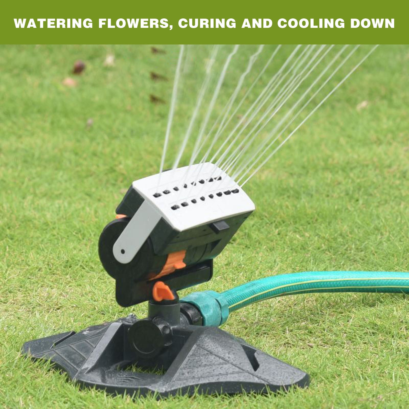 Yardvibe Upgraded Adjustable Range Sprinkler For Watering Lawns Yards ... intended for Best Sprinkler System For Small Yard