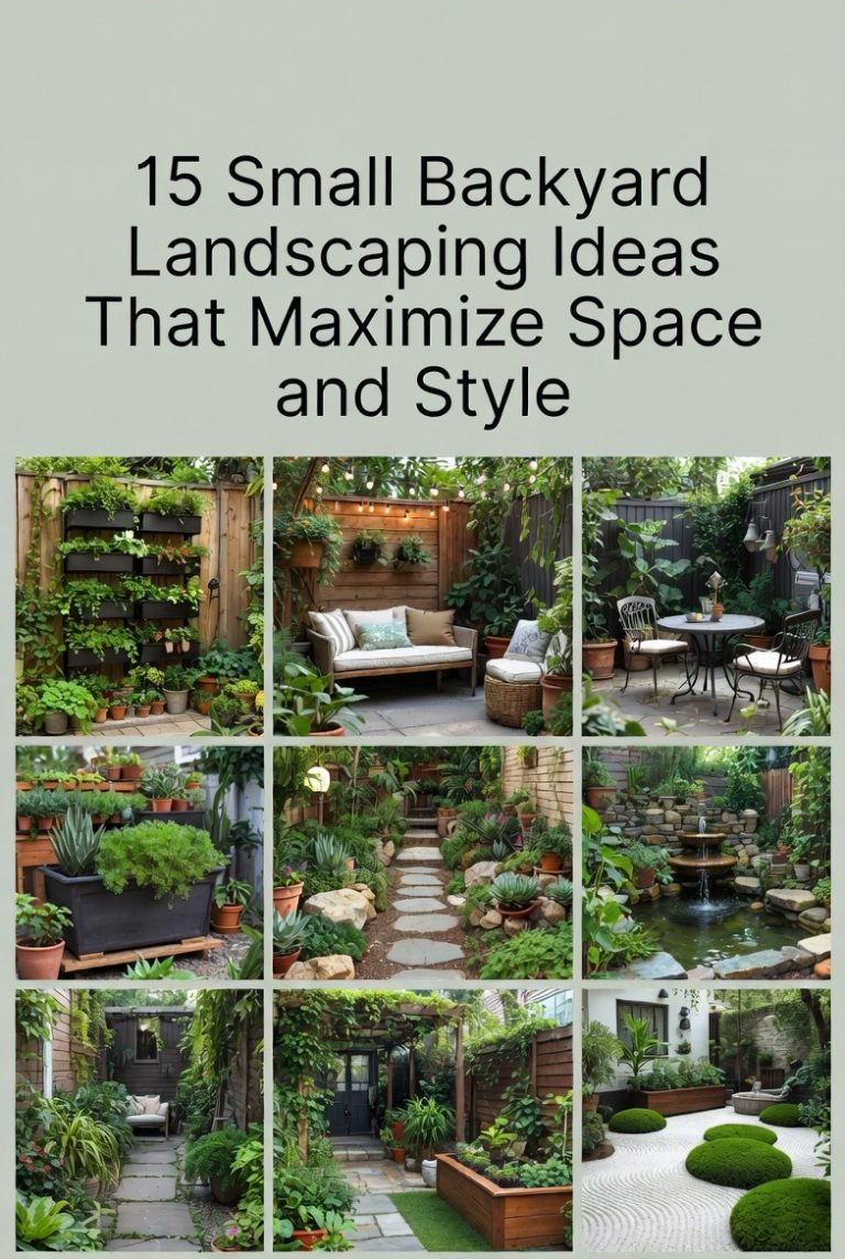 15 Small Backyard Landscaping Ideas That Maximize Space And Style ... in Small Backyard Landscaping Ideas Budget