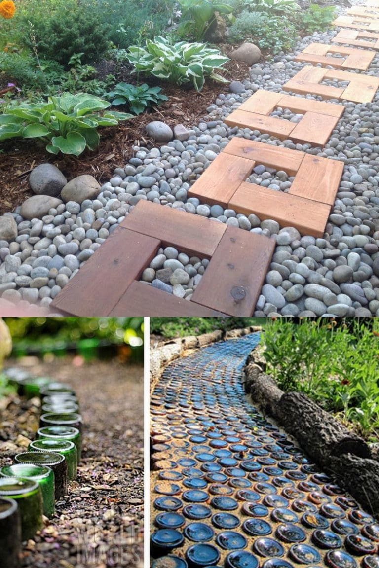 25 Most Beautiful Diy Garden Path Ideas - A Piece Of Rainbow intended for Clever Methods for Crafting Beautiful Outdoor Walkways Using Recycled Supplies