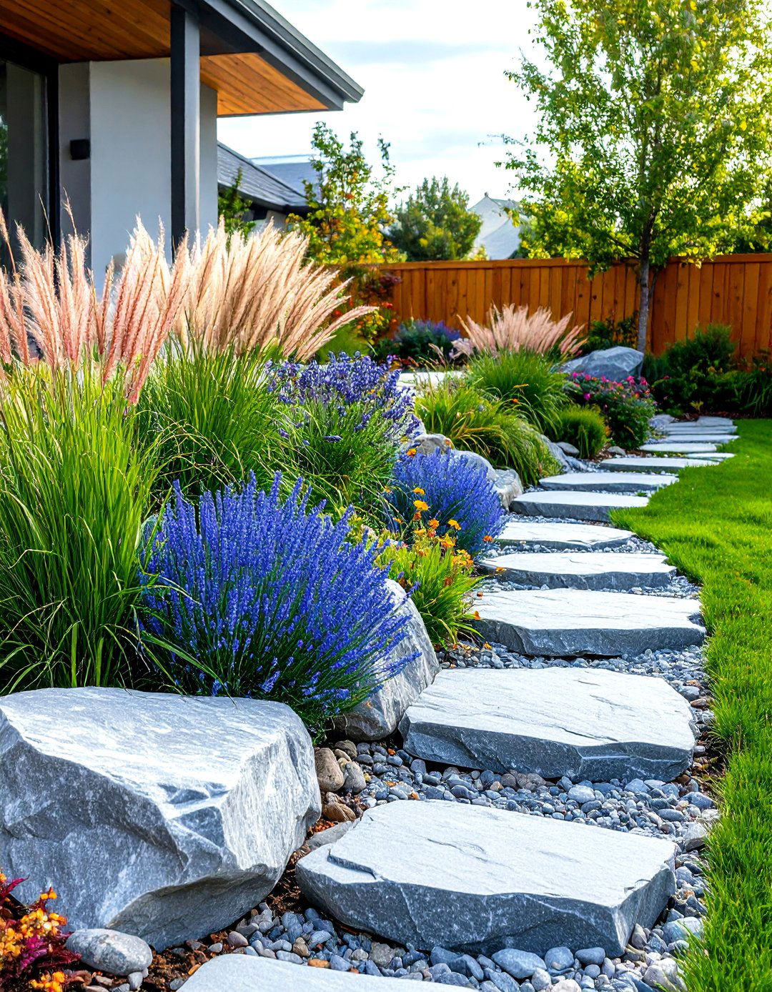 30 Stunning Rock Garden Designs For Low Maintenance - We Love Home Blog intended for How To Landscape Cheap Without Plants