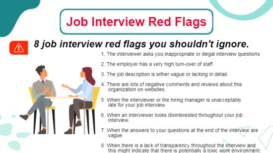 8 Red Flags In A Job Interview – Signs Of A Bad Employer | Job ... within What Years of Interviewing Contractors Taught Me About Spotting Landscaping Estimate Red Flags