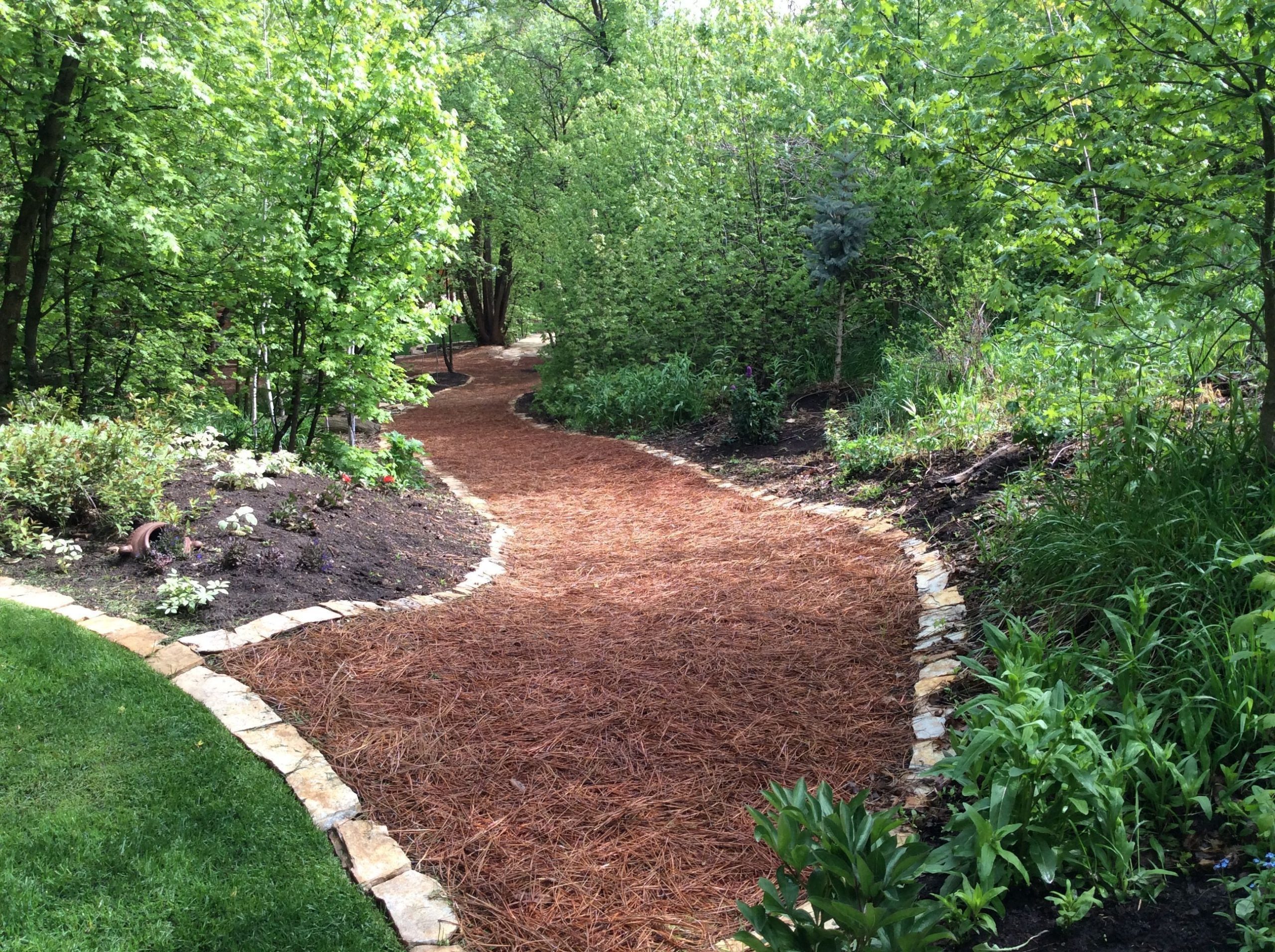 Mulch Pathway At Kimberly Mayer Blog in Natural Methods Landscape Designers Use To Anchor Mulch Through Any Storm